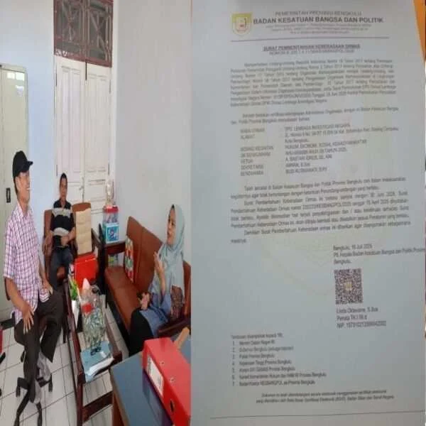 DPD LIN Bengkulu Ancam Lapor Polisi Jika Kesbangpol Tak Tindak Kubu Ilegal