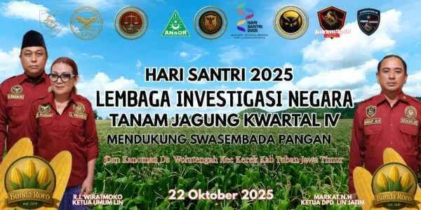 LIN Peduli Negeri Realisasikan Program Ketahanan Pangan, Robi Irawan Wiratmoko Tegaskan Komitmen Lembaga