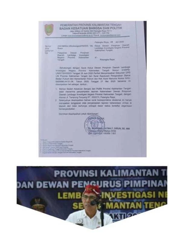 Ketua Umum LIN Tampar Keras Staf Ahli Gubernur: Hadir di Acara Organisasi Tak Sah Dinilai Bentuk Ketidakmampuan Membaca Data Pemerintah Sendiri