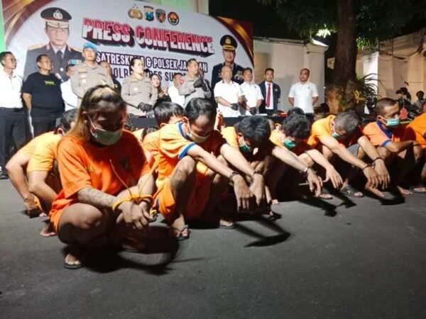 Polrestabes Surabaya Panen Curanmor