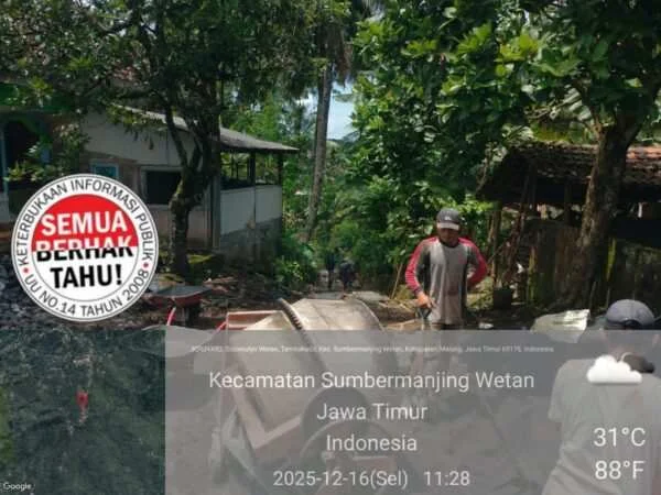 Proyek Siluman Dana Desa di Tambakasri, RAB Tak Ada, Kualitas Dipertanyakan