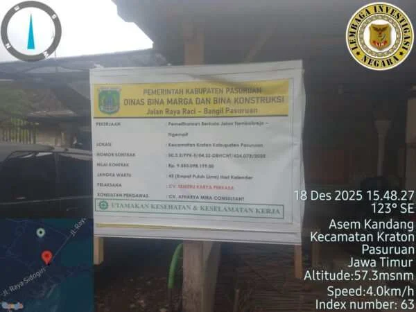 Kejar Serapan APBD, Keselamatan dan Mutu Dikorbankan: Skandal Proyek Jalan Ngempit Terkuak