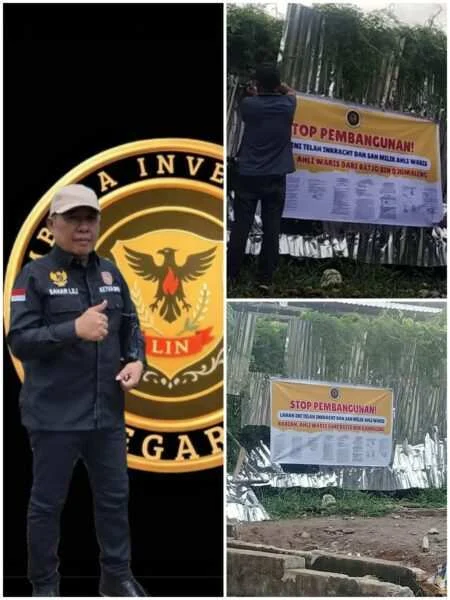 Malam Tahun Baru Berdarah Keadilan: Ketua LIN Sulsel Bentangkan Banner Perlawanan, Pemprov Sulsel Dituding Nekat Bangun Proyek di Tanah Bukan Miliknya