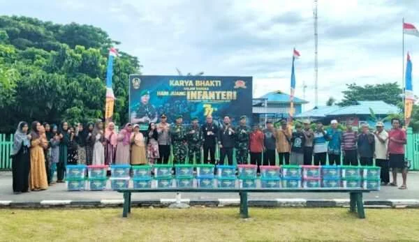 Koramil Samboja Gelar Bakti Sosial sebagai Wujud Kepedulian di Hari Juang Infanteri