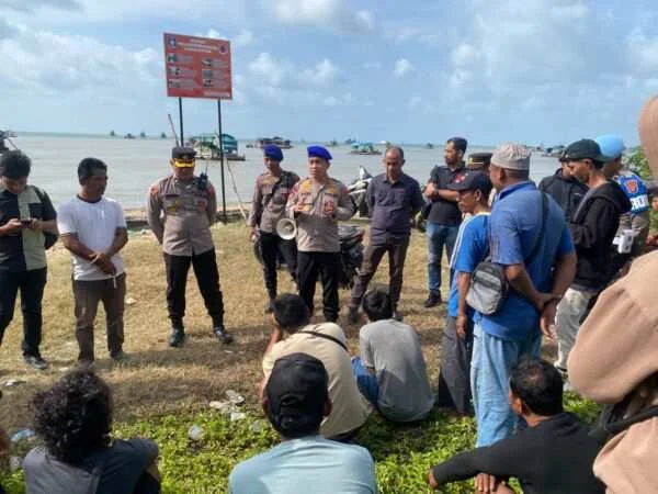 Polres Bangka Barat Minta Penambang Kosongkan Perairan Limbung Mentok