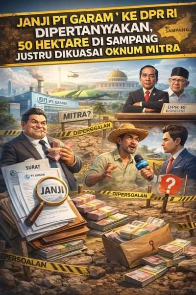Janji 50 Hektare Dipertanyakan, Petani Garam Tempuh Jalur hingga Presiden*
