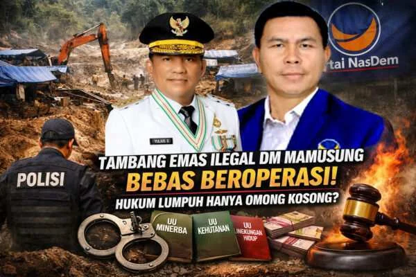 Perintah Tegas Gubernur Basmi Perusak Hutan Diuji! Deker Mamusung Diduga Masih Bebas Jalankan PETI — APH Lumpuh atau Ada yang Membekingi?