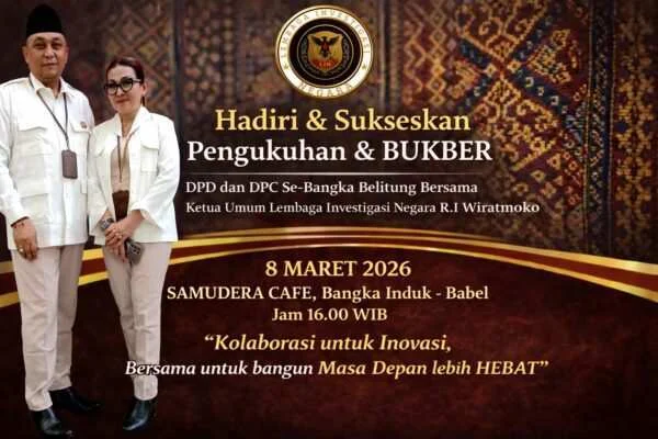 LIN Kabupaten Bangka Siap Dikukuhkan, Ketum Gus Robi Dijadwalkan Hadir di Sungailiat