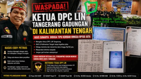 Kasus Eddy Petrus Kian Memanas: Dugaan Kriminalisasi, Beban Biaya Hukum, hingga Muncul Ketua LIN Gadungan
