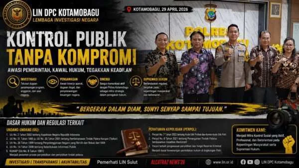 LIN DPC Kotamobagu Perkuat Peran Kontrol Publik, Siap Kawal Kinerja Pemerintah dan Polres
