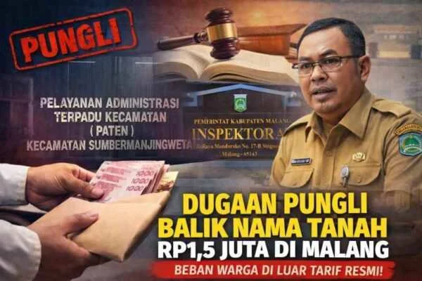 Diduga Pungli Balik Nama Tanah Rp1,5 Juta di Malang, Camat Sumawe: Tidak Boleh Sebesar Itu!