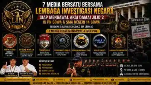 7 Media Nasional Bergabung Bersama Lembaga Investigasi Negara, Siap Kawal Aksi Jilid II di PN Gowa dan SMA Negeri 14 Gowa
