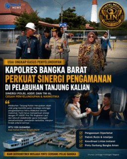 Usai Ungkap Kasus Penyelundupan, Kapolres Bangka Barat Perkuat Sinergi Pengamanan di Pelabuhan Tanjung Kalian