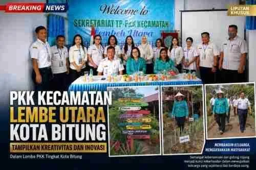 Lembe Utara Bergerak Menuju Prestasi, Gotong Royong Warga Jadi Kekuatan Hadapi Penilaian PKK Sulut 2026
