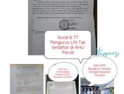 Beredar Surat Palsu Mengatasnamakan DPD LIN Bengkulu: Ketua Umum R.I. Wiratmoko Angkat Suara