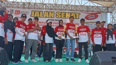 Hari Jadi Ngepon: Jalan Sehat Satukan Warga dari Anak Hingga Sesepuh Desa