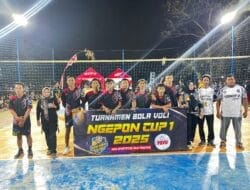 Pertandingan Seru dan Sorak Warga Warnai Gelaran Perdana Voli Cup 1 Ngepon