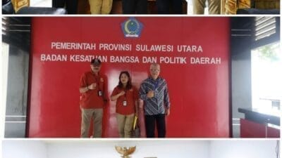 Pertemuan Strategis Lembaga Investigasi Negara Sulut dengan Ketua Kaban di Kantor Kesbangpol