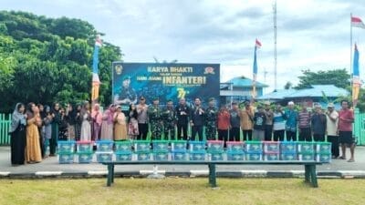 Koramil Samboja Gelar Bakti Sosial sebagai Wujud Kepedulian di Hari Juang Infanteri