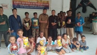 Sentuhan Kemanusiaan di Awal Tahun 2026, Komunitas Manguni 15 dan Dinas Sosial Berbagi Kasih di Panti Asuhan Terang Titipan Tuhan