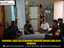 Babinsa Jaga Silaturahmi dengan Warga Melalui Komsos