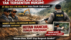Hukum Dipertanyakan: PETI Desa Buyandi Terus Beroperasi, AT Alias Vian dan RL Alias Ricat Tak Tersentuh