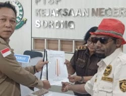 DPD LIN PBD Laporkan Dugaan Penyelewengan Dana Kampung 2020 ke Kejari Sorong