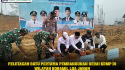 Peletakan Batu Pertama Pembangunan Gerai KDMP di Wilayah Koramil Loa Janan