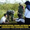 Semangat Gotong Royong, Koramil dan Warga Hijaukan Lingkungan Lewat Penanaman Pohon