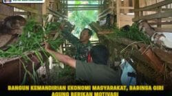 Bangun Kemandirian Ekonomi Masyarakat, Babinsa Giri Agung Berikan Motivasi