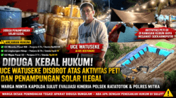 Diduga Kebal Hukum! Uce Watuseke Alias Uce/Ungke Disorot atas Aktivitas PETI dan Penampungan Solar Ilegal