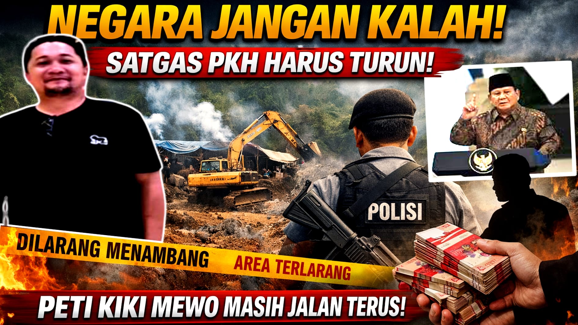 NEGARA JANGAN KALAH! Satgas PKH Didesak Turun—Dugaan PETI Kiki Mewo di Kebun Raya Manguni Terus Berjalan