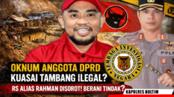 Diduga Kuasai PETI Benteng Kotabunan, Oknum Anggota DPRD RS Alias Rahman Jadi Sorotan Publik