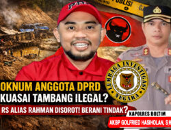 Diduga Kuasai PETI Benteng Kotabunan, Oknum Anggota DPRD RS Alias Rahman Jadi Sorotan Publik