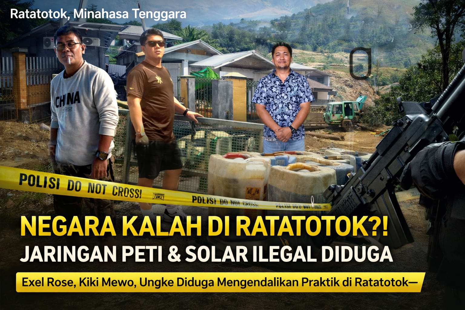 SKANDAL BESAR RATATOTOK: PETI & Solar Ilegal Diduga Libatkan Jaringan Terstruktur