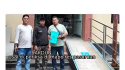 Polres Pasuruan Dinilai Lamban? Kasus Pengancaman Sakdun Belum Tunjukkan Perkembangan