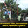 Wujudkan Lingkungan Bersih, Anggota Koramil Sebulu Lakukan Pembersihan Pangkalan