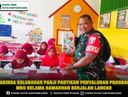 Babinsa Kelurahan Panji Pastikan Penyaluran Program MBG Selama Ramadhan Berjalan Lancar