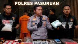 Polres Pasuruan Bekuk Pengedar Sabu 118 Gram di Pandaan, Terancam Hukuman Mati