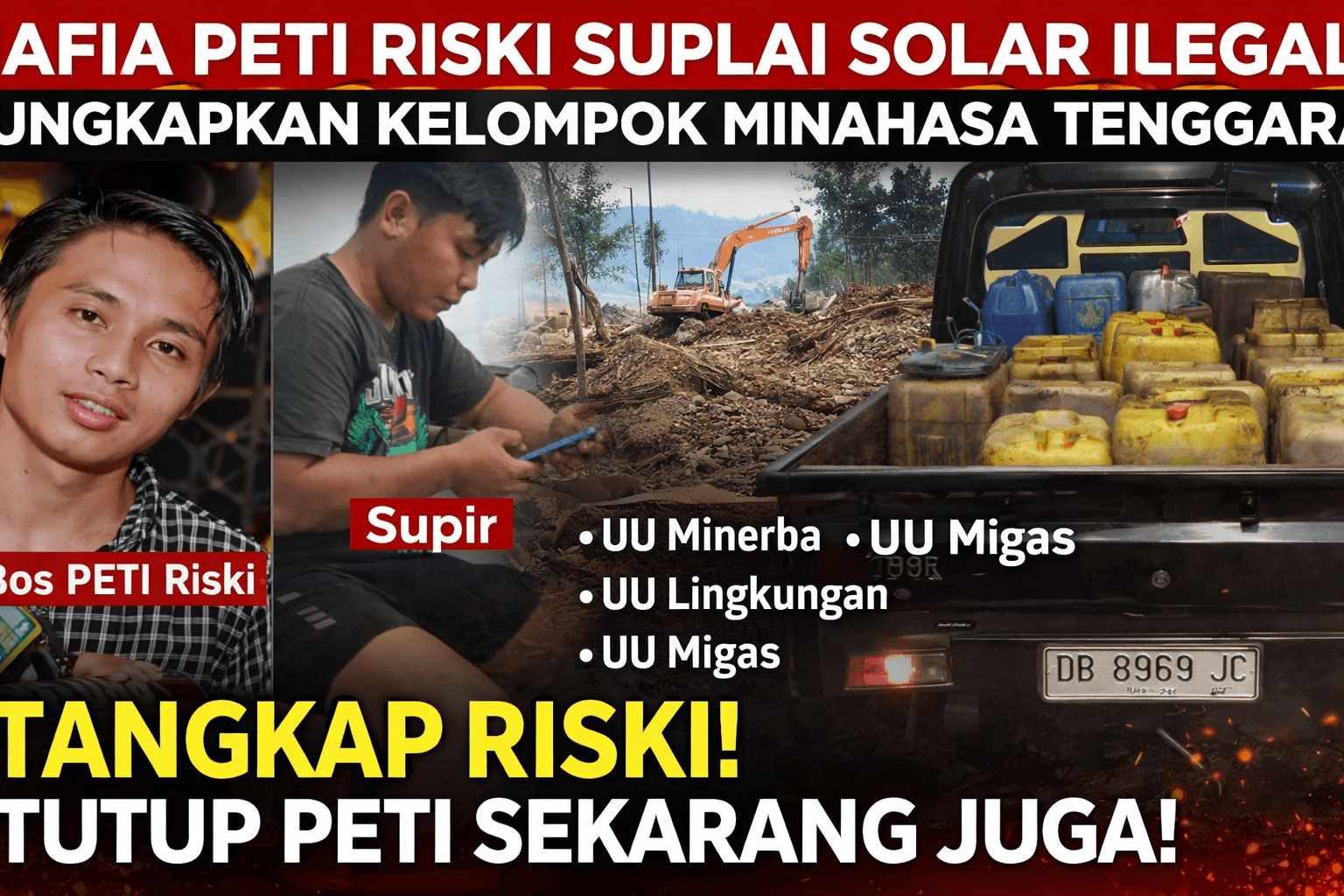 INVESTIGASI KHUSUS: Mafia PETI Diduga Kuasai Gunung Botak — Solar Ilegal 2 Ton Lebih Disuplai Bebas, Aparat Diminta Bertindak!