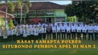 Kasat Samapta Polres Situbondo Jadi Pembina Apel di MAN 2, Tegaskan Larangan Balap Liar