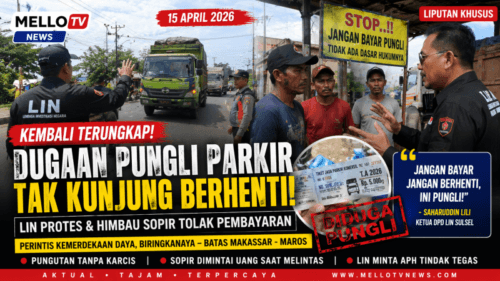 Tak Kunjung Berhenti! Dugaan Pungli Parkir Kembali Terjadi di Perbatasan Makassar–Maros, LIN Turun Tangan