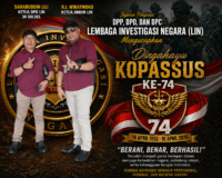 DPP, DPD, DAN DPC LIN UCAPKAN DIRGAHAYU KOPASSUS KE-74, TEGASKAN DUKUNGAN UNTUK TNI