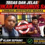 KETUM LIN ROBI IRAWAN WIRATMOKO TEGAS: “TIDAK ADA DUALISME — M. YUSUF BUKAN KETUA UMUM SAH, SIAP TEMPUH JALUR HUKUM!”