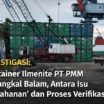 Kontainer Ilmenite PT PMM di Pangkal Balam Bukan Ditahan, Ini Fakta Sebenarnya
