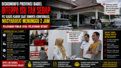 FADJRI Plt. Kepala Diskominfo Provinsi Babel Kabur Saat Ingin Ditemui Masyarakat