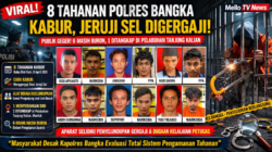 Geger! 8 Tahanan Kabur Sekaligus, Jeruji Digergaji dari Dalam Sel