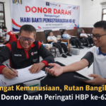 Semangat Kemanusiaan, Rutan Bangil Gelar Donor Darah Peringati HBP ke-62