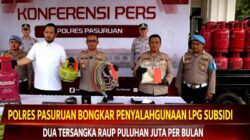 Polres Pasuruan Bongkar Praktik Ilegal LPG Subsidi, Dua Pelaku Raup Puluhan Juta per Bulan