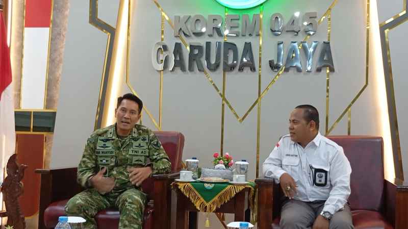 DPD LIN Bangka Belitung Audiensi dengan Danrem 045/Gaya, Perkuat Sinergi Hukum dan Ketahanan Pangan